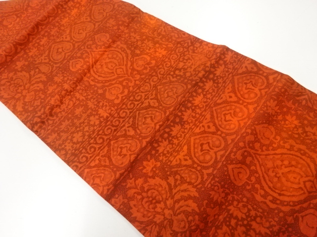 JAPANESE NAGOYA OBI / WOVEN FLORAL SARASA